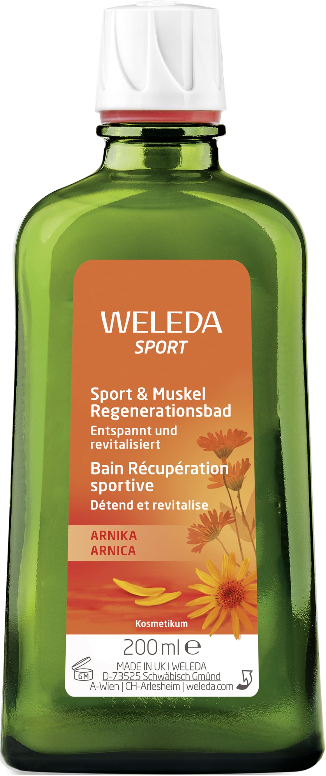 weleda-bio-sport-muskel-regenerationsbad-200-ml-veganer-badezusatz-mit-arnika-ro image 1