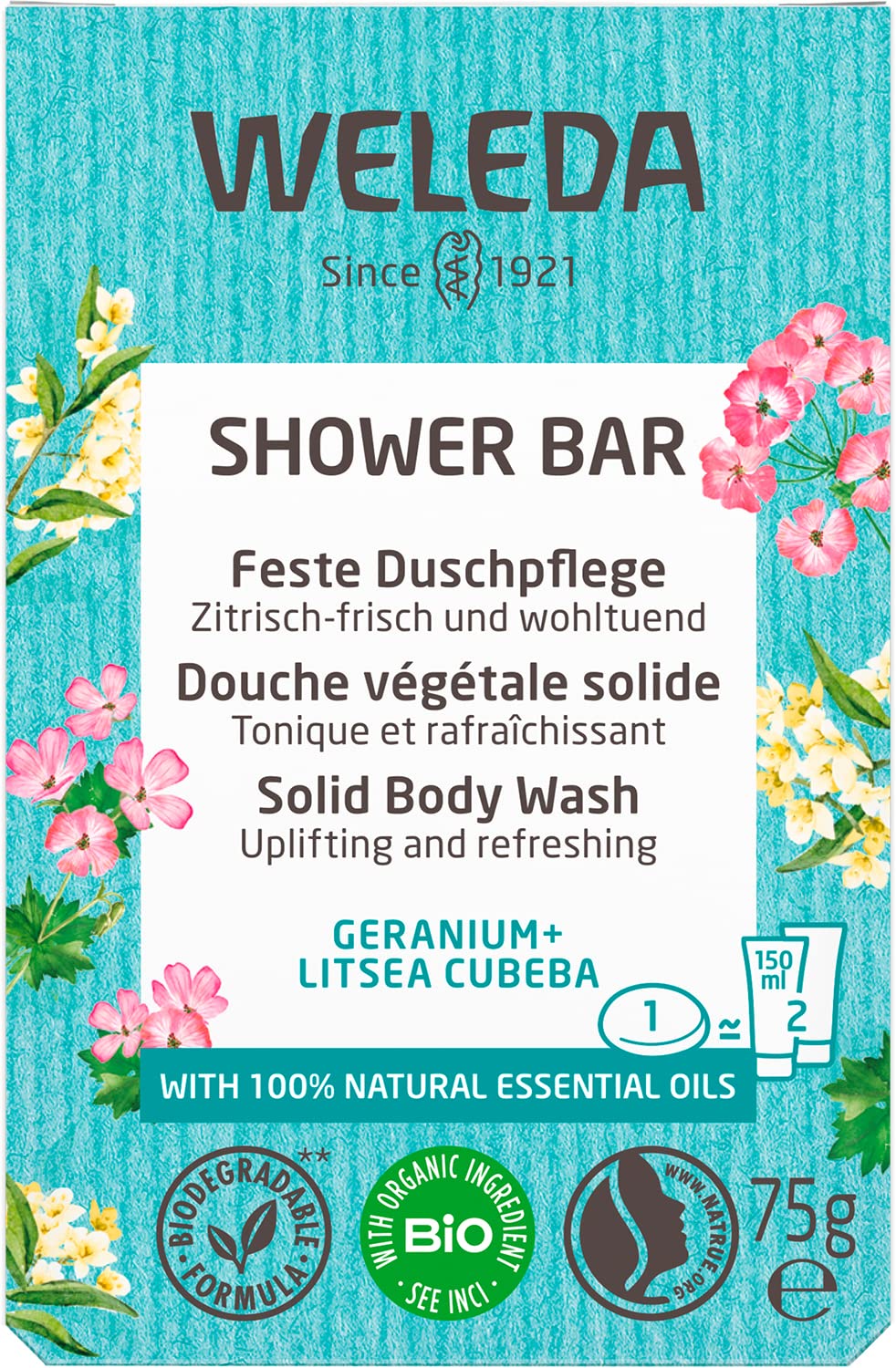 weleda-bio-festes-duschgel-geranium-litsea-cubeba-75-g-vegane-plastikfreie-showe image 7