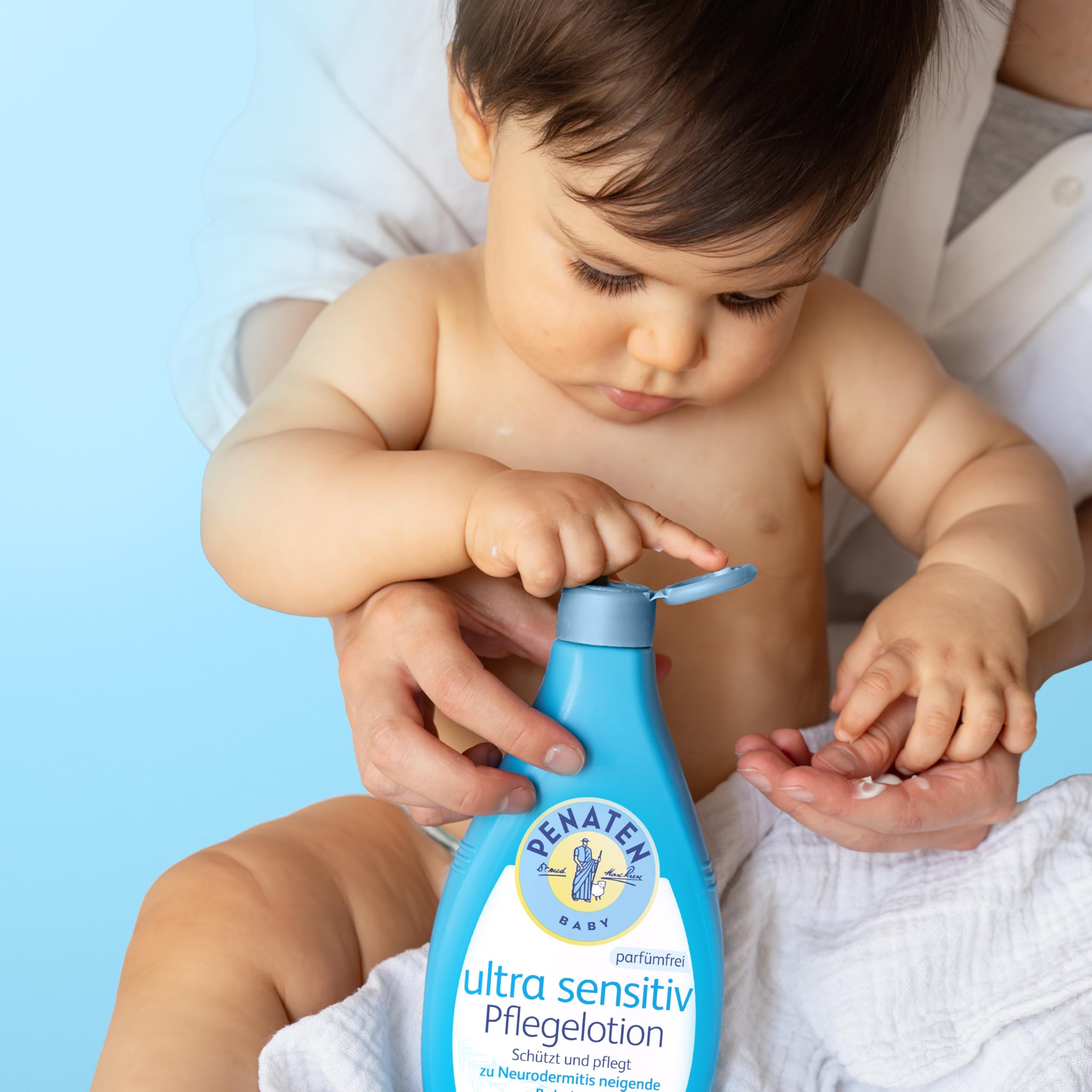 penaten-ultra-sensitiv-baby-pflegelotion-parf-mfrei-400-ml-bodylotion-f-r-neurod image 6