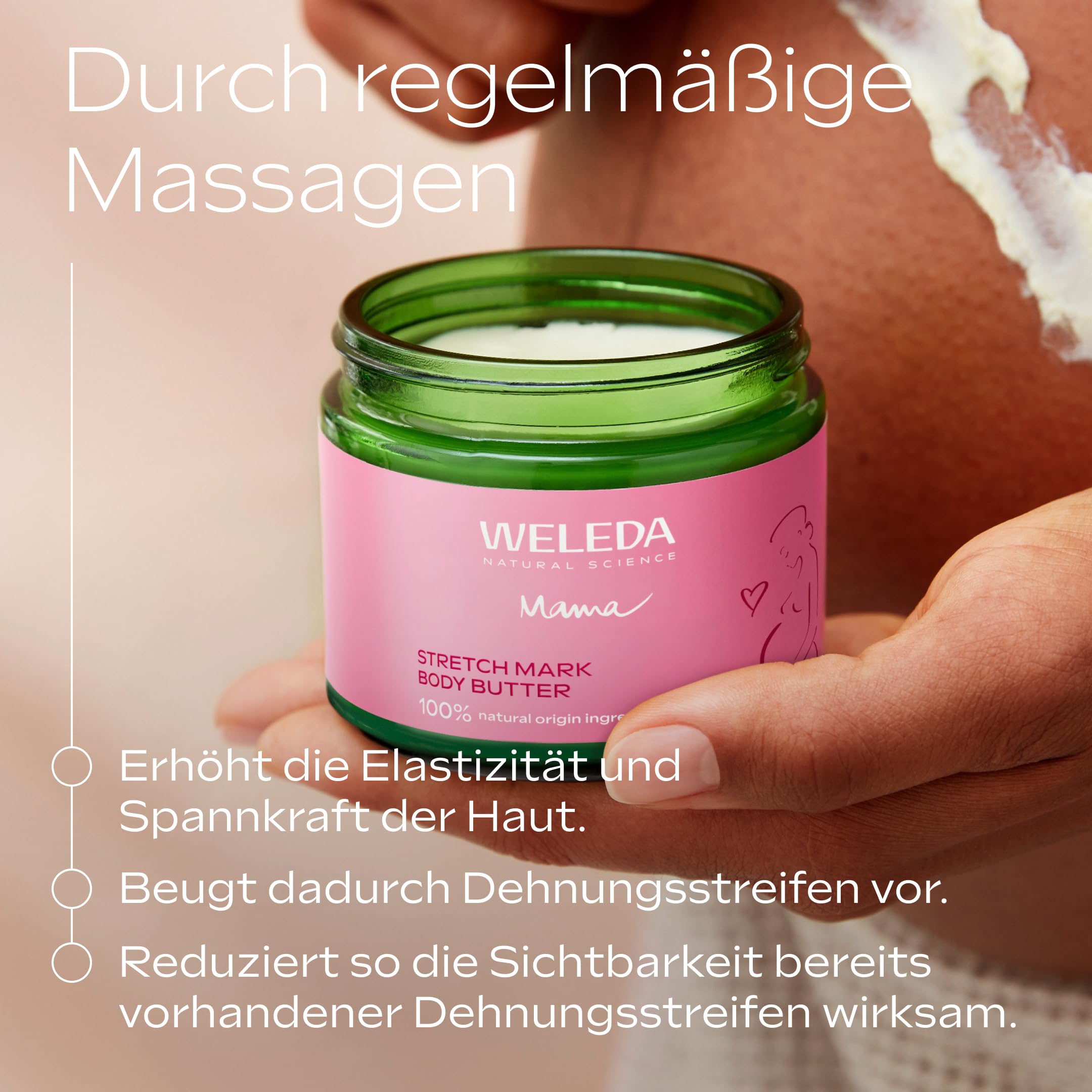 weleda-bio-mama-schwangerschaft-body-butter-150ml-veganer-babybauch-k-rperbutter image 2